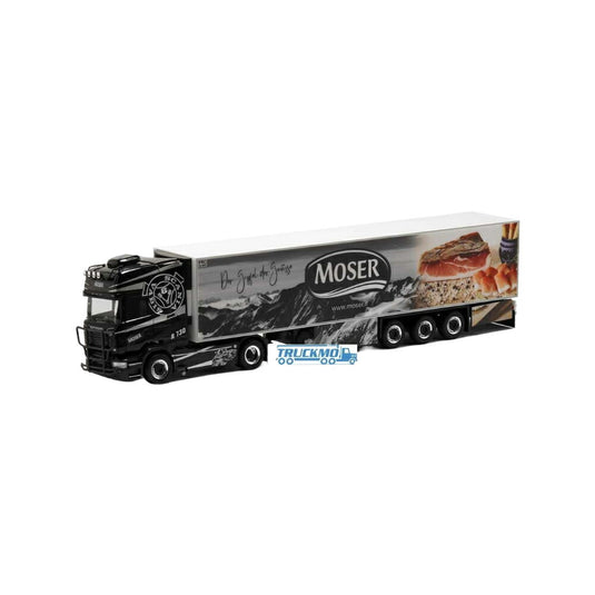 Moser Schinken Scania R V8 Topline 2013 冷凍セミトレーラー / Herpa 1/87 ミニカー 模型
