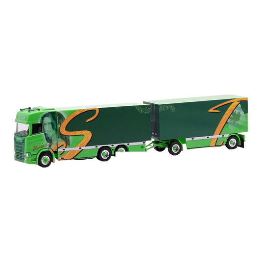 Mueller Shania Twain スカニア CS20HD V8 ボックス セミトレーラー / Herpa 1/87 トラック模型