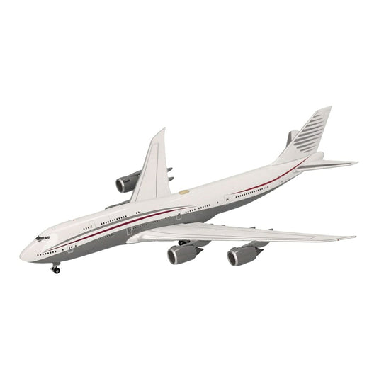 カタール・アミリ・フライト Qatar Amiri Flight ボーイング 747-8 BBJ A7-HBJ / Herpa 1/500 飛行機模型 旅客機