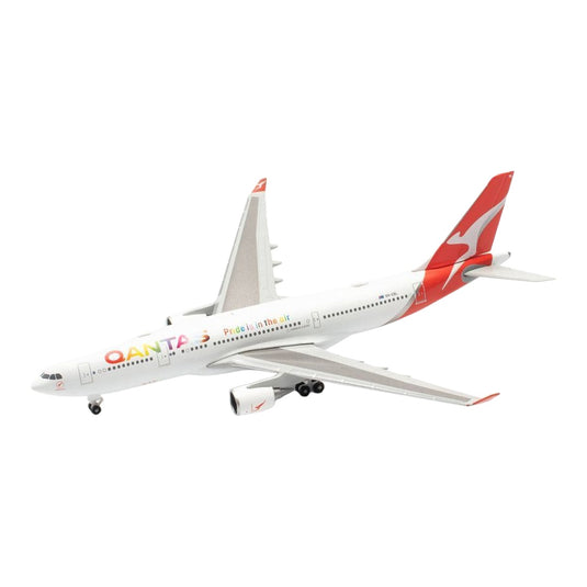 カンタス航空 Qantas エアバス A330-200 VH-EBL 「Pride is in the air」特別塗装 / Herpa 1/500 飛行機模型 旅客機