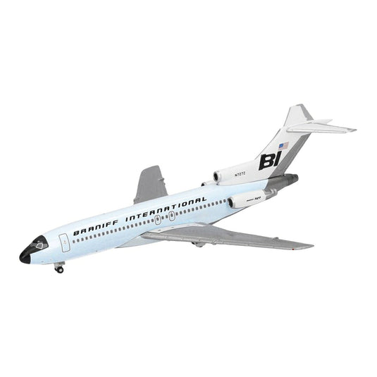ブラニフ・インターナショナル Braniff International ボーイング 727-100 N7272 / Herpa 1/500 飛行機模型 旅客機