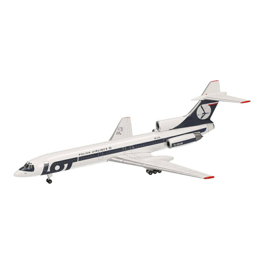 LOTポーランド航空 LOT Polish Airlines ツポレフ TU-154M SP-LCA / Herpa 1/500 飛行機模型 旅客機