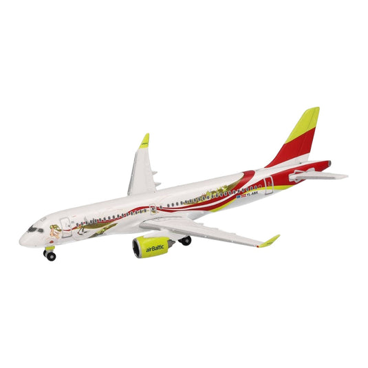エアバルティック airBaltic エアバス A220-300 YL-ABX / Herpa 1/500 飛行機模型 旅客機