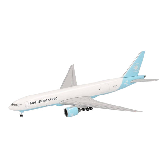 マースク・エア・カーゴ Maersk Air Cargo ボーイング 777F OY-MAC / Herpa 1/500 飛行機模型 旅客機