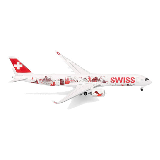 スイスインターナショナルエアラインズ Swiss International Air Lines エアバス A350-900 / Herpa Wings 1/500 飛行機模型 旅客機
