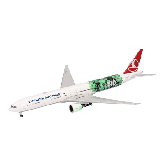 ターキッシュエアラインズ Turkish Airlines ボーイング 777-300ER TC-LJH 「Bio Fuel」特別塗装 / Herpa 1/500 飛行機模型 旅客機