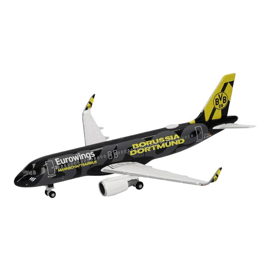 ユーロウイングス Eurowings エアバス A320 D-AEWM ボルシア・ドルトムント 特別塗装 / Herpa 1/500 飛行機模型 旅客機