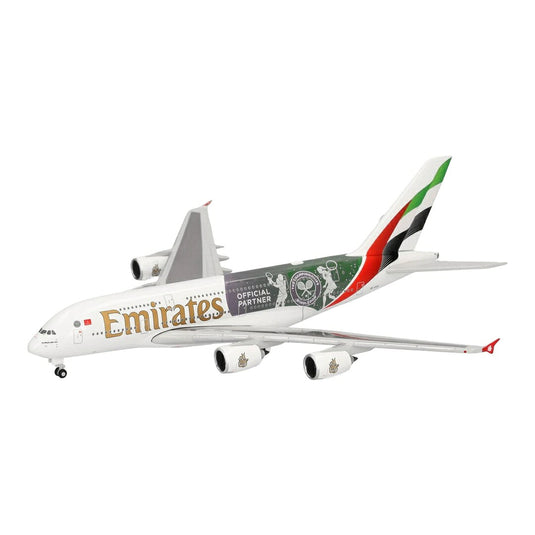 エミレーツ Emirates エアバス A380 ウィンブルドン 公式パートナー A6-EOE / Herpa 1/500 飛行機模型 旅客機