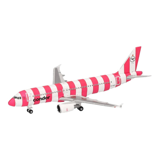 コンドル航空 Condor エアバス A320 FlyPink Plane D-AICS / Herpa 1/500 飛行機模型 旅客機