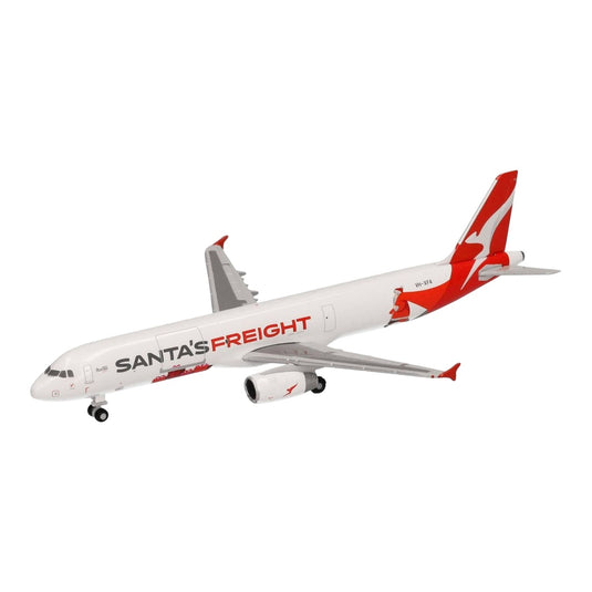 カンタス・フレイト Qantas Freight エアバス A321P2F VH-XF4 サンタズ・フレイト特別塗装 / Herpa 1/500 飛行機模型 旅客機