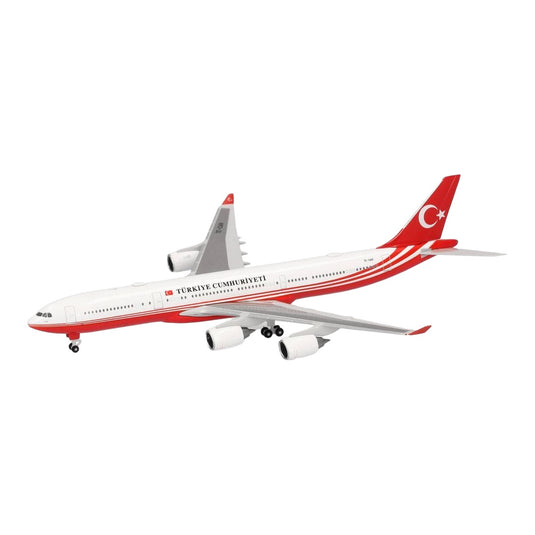 トルコ政府 Turkey Government エアバス A340-500 TC-CAN / Herpa 1/500 飛行機模型 旅客機