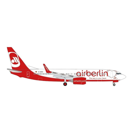 エア・ベルリン Air Berlin ボーイング 737-800 / Herpa Wings 1/500 飛行機模型 旅客機