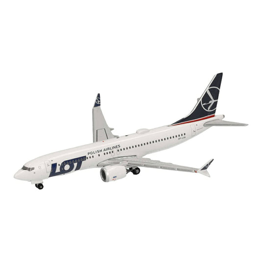 LOTポーランド航空 LOT Polish Airlines ボーイング 737 MAX 8 SP-LVA / Herpa 1/500 飛行機模型 旅客機