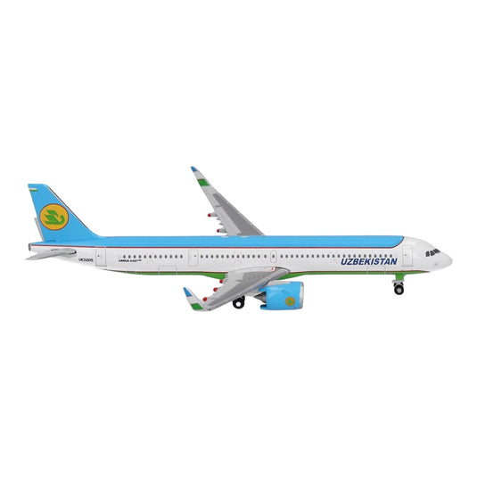 ウズベキスタン航空 Uzbekistan Airways エアバス A321neo / Herpa Wings 1/500 飛行機模型 旅客機
