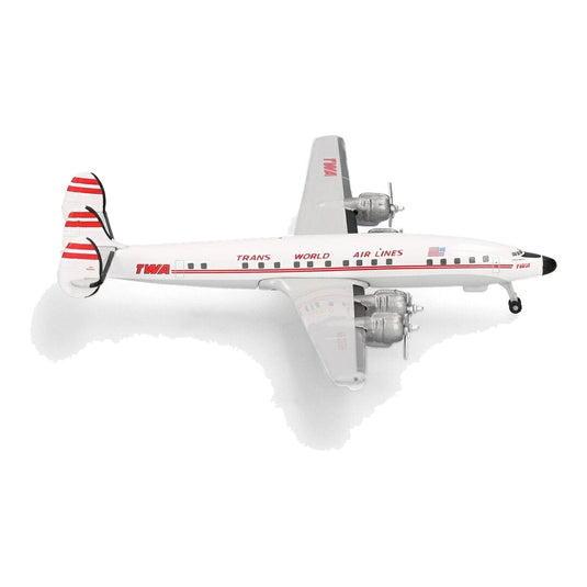 TWA トランスワールド航空 Trans World Airlines ロッキード L-1649A Jetstream / Herpa Wings 1/500 飛行機模型 旅客機