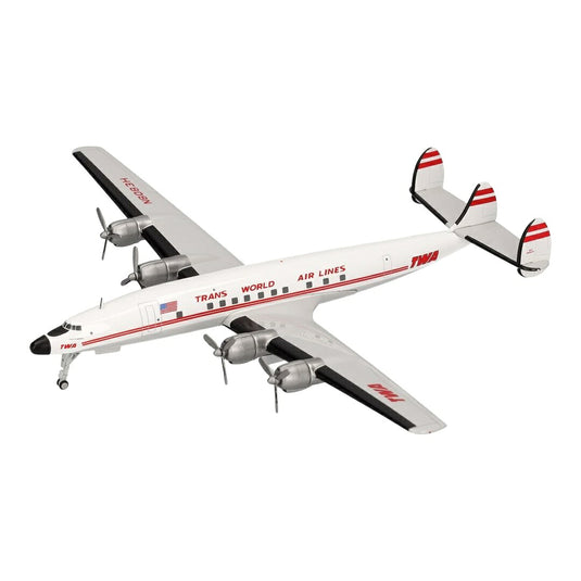 トランス・ワールド航空 TWA Trans World Airlines ロッキード L-1649A ジェットストリーム N8083H / Herpa 1/200 飛行機模型 旅客機