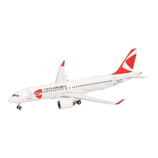 チェコ航空 CSA Czech Airlines エアバス A220-300 OK-FYD / Herpa 1/400 飛行機模型 旅客機