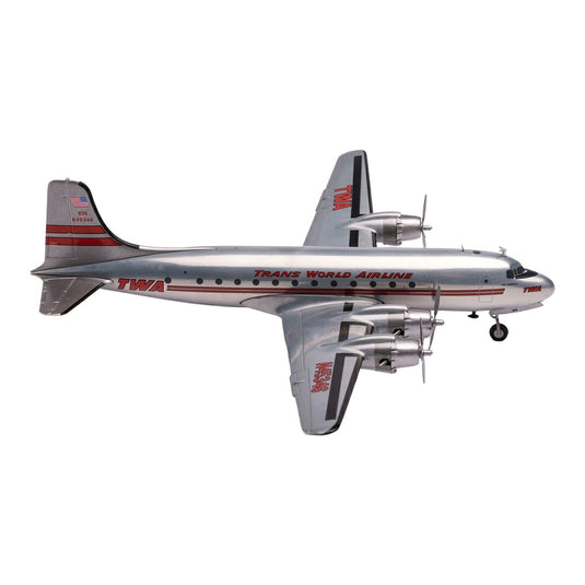 TWA トランス・ワールド航空 TWA Trans World Airlines ダグラス DC-4 / Herpa Wings 1/200 飛行機模型 旅客機