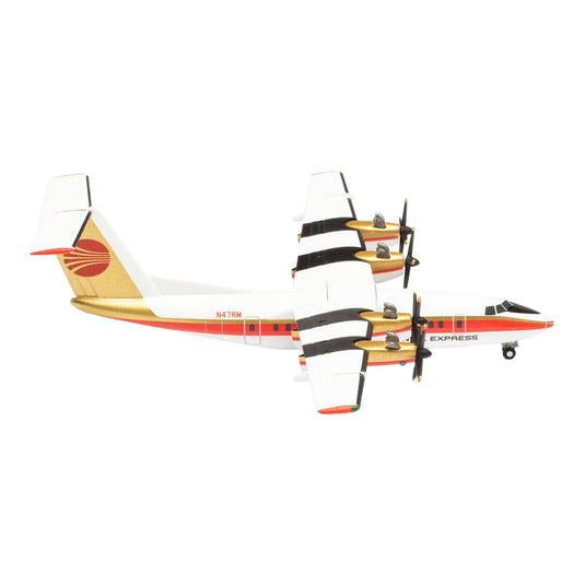 コンチネンタル・エクスプレス Continental Express デ・ハビランド・カナダ DHC-7 / Herpa Wings 1/200 飛行機模型 旅客機