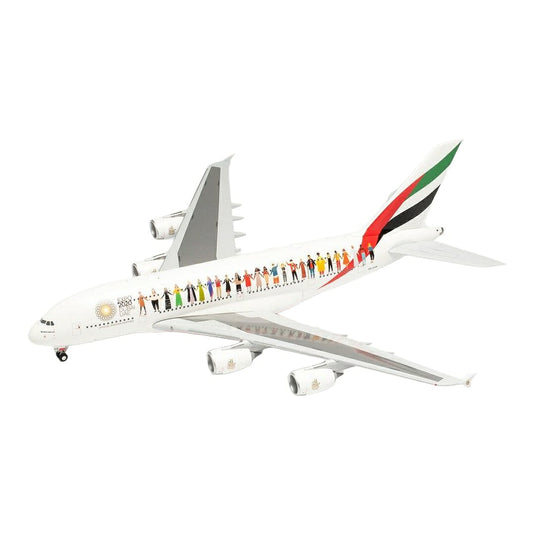エミレーツ Emirates エアバス A380 Year of Tolerance 特別塗装 A6-EVB / Herpa 1/200 飛行機模型 旅客機