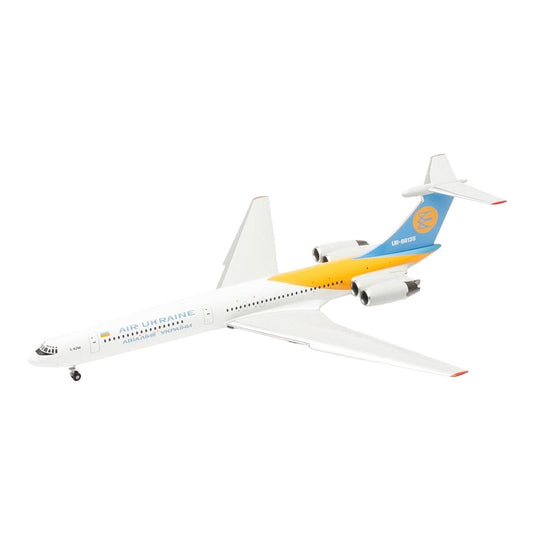 エアーウクライナ Air Ukraine イリューシン IL-62M UR-86135 / Herpa 1/200 飛行機模型 旅客機