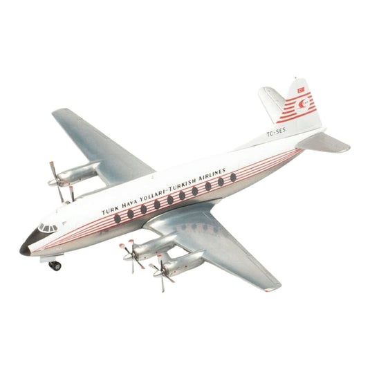 ターキッシュエアラインズ Turkish Airlines ビッカーズ ヴァイカウント 700 TC-SES / Herpa 1/200 飛行機模型 旅客機