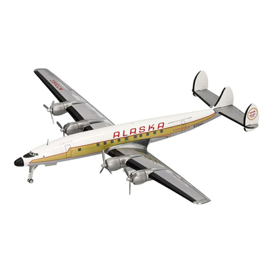 アラスカ航空 Alaska Airlines ロッキード L-1649A スターライナー N7316C / Herpa 1/200 飛行機模型 旅客機