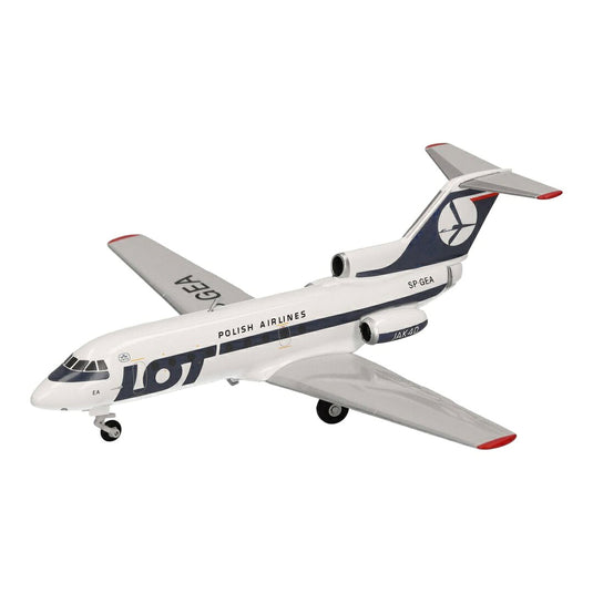 LOTポーランド航空 LOT Polish Airlines ヤコブレフ Yak-40 SP-GEA / Herpa 1/200 飛行機模型 旅客機