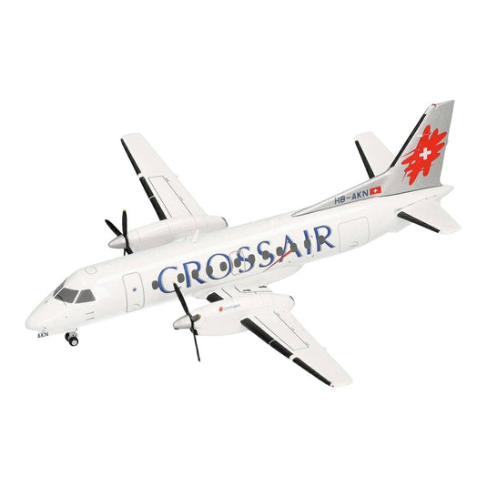 クロスエア Crossair サーブ 340 HB-AKN / Herpa 1/200 飛行機模型 旅客機