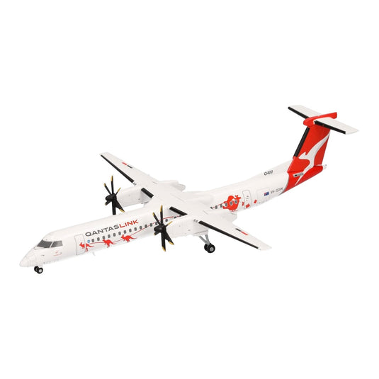 カンタスリンク QantasLink ボンバルディア Q400 Dash 8 VH-QOW / Herpa 1/200 飛行機模型 旅客機