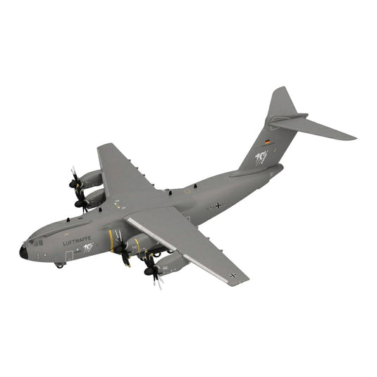 ドイツ空軍 Luftwaffe エアバス A400M アトラス LTG 62 ヴンストルフ A400M運用10周年 54+01 / Herpa 1/200 飛行機模型 ミリタリー