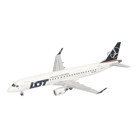 LOTポーランド航空 LOT Polish Airlines エンブラエル E190 SP-LMA / Herpa 1/200 飛行機模型 旅客機