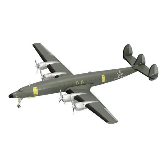 ルフトハンザ Lufthansa ロッキード L-1649A スーパー・スター ハンブルクロールアウト 2025年1月17日 D-ALAN / Herpa 1/200 飛行機模型 旅客機