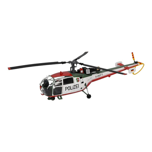 ノースライン・ヴェストファーレン州警察航空隊 Polizeifliegerstaffel Nordrhein-Westfalen シュド・アビエーション SA 319 アルエット III D-HE / Herpa 1/72 ヘリコプター模型
