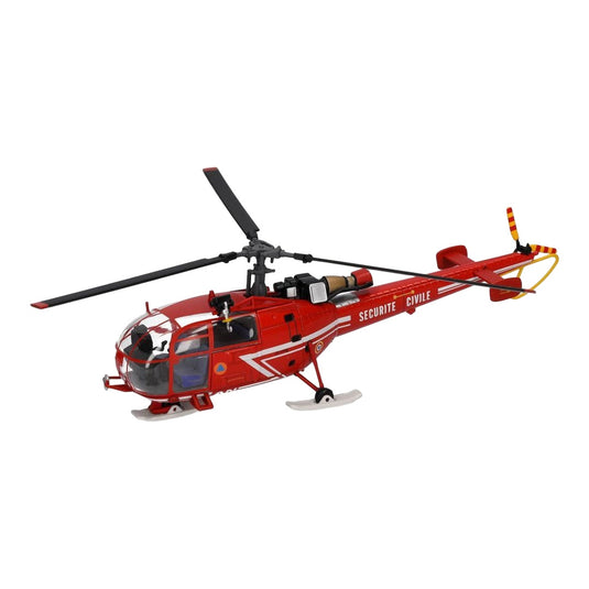 セキュリテ・シヴィル S?curit? Civile シュド・アビアシオン SA 316 アルエット III F-ZBAN / Herpa 1/72 ヘリコプター模型