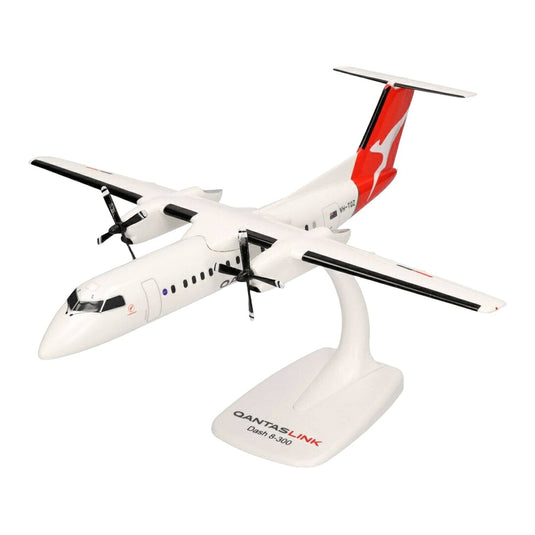 カンタスリンク QantasLink デ・ハビランド・カナダ DHC-8-300 / Herpa Snap-Fit 1/100 飛行機模型 旅客機