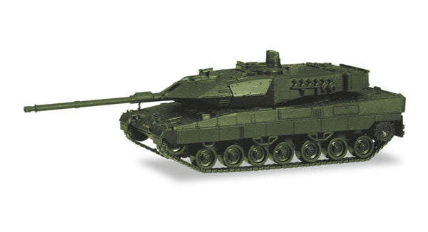 Leopard 2A7 メインバトルタンク 未塗装 ハイクオリティプラスチック / Herpa 1/87 建設機械模型 工事車両