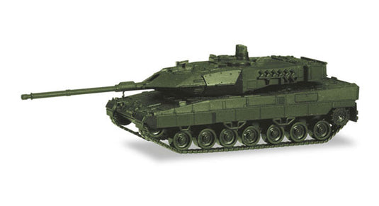 Leopard 2A7 メインバトルタンク 未塗装 ハイクオリティプラスチック / Herpa 1/87 建設機械模型 工事車両