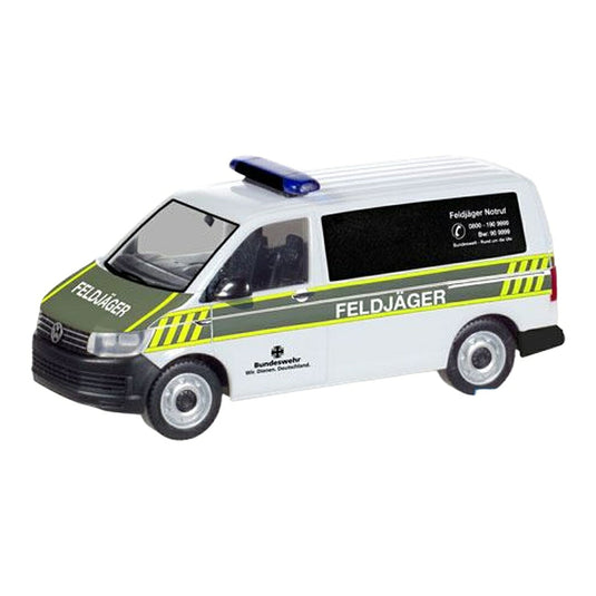 フォルクスワーゲン T6 フェルトイェーガー パネルバン / Herpa 1/87 ミニカー トラック模型
