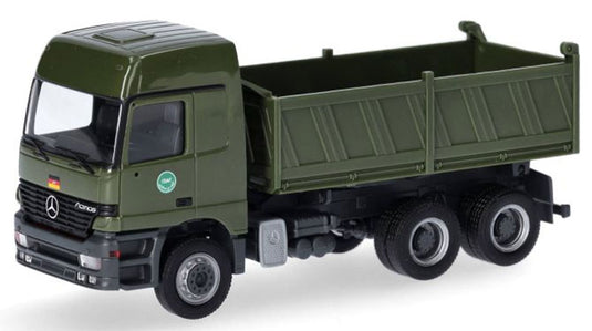 Mercedes-Benzメルセデスベンツ アクトロス ダンプ ドイツ連邦軍 軍用車 模型 / Herpa 1/87 ミニカー 模型