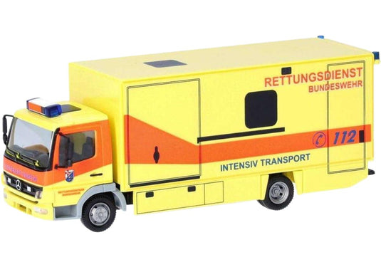 Bundeswehrkrankenhaus Mercedes Benz Atego トラック / Herpa 1/87 建設機械模型 工事車両