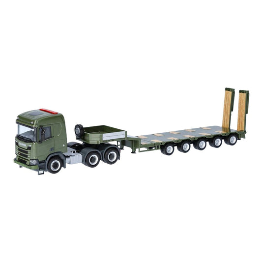 チェコ軍 スカニア CR20 ローローダー / Herpa 1/87 ミニカー トラック模型
