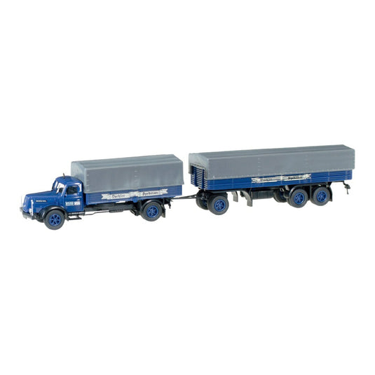 ダクサー ヘンシェル HS140 幌付きトレーラー トラック / Herpa 1/87 トラック模型