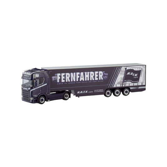 Herpa HDTV / Fernfahrer Scania CS20HD カーテンサイドセミトレーラー 936040/ Herpa 1/87  模型