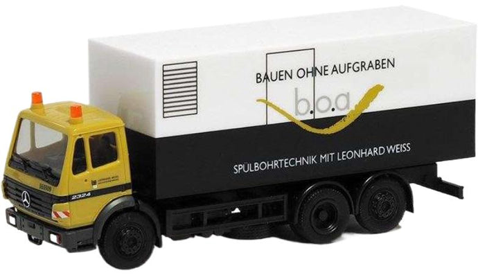 Leonhard Weiss Bauen ohne Aufgraben トラクタ / Herpa 1/87 建設機械模型 工事車両