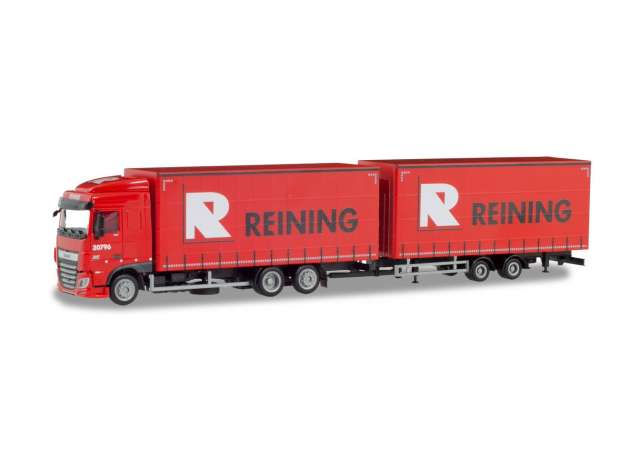 Daf XF SC ライニング レッド/Herpa 1/87ミニカー 250台限定