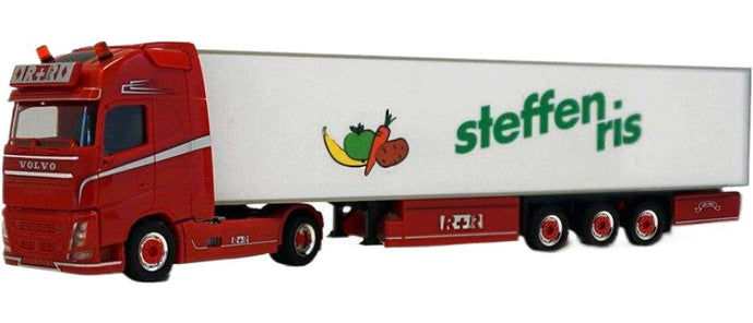 R&R Steffen Ris Volvo FH Globetrotter トラクタ / Herpa 1/87 建設機械模型 工事車両
