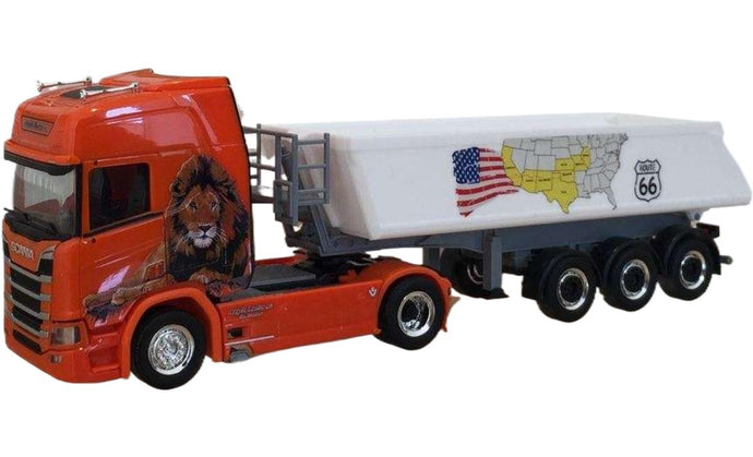 Angelo Raetzo Scania CR20HD ダンプ ダンプ / Herpa 1/87 建設機械模型 工事車両