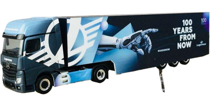 100周年 Lagermax Mercedes Benz Actros トラクタ / Herpa 1/87 建設機械模型 工事車両