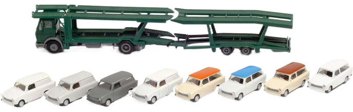 Mercedes Benz NG 車両運搬トレーラー トレーラー / Herpa 1/87 建設機械模型 工事車両